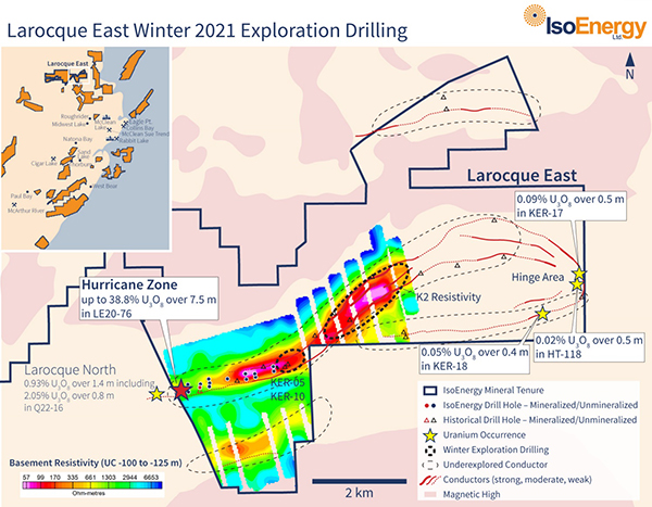 Figure 4 – Planned Exploration Drilling Areas – Jan to Mar 2021 