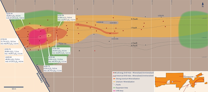 Larocque East Expansion and Infill Drilling Areas