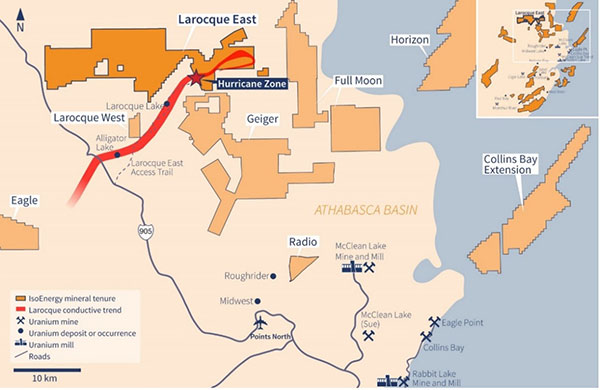 Figure 2 – Larocque East Location Map