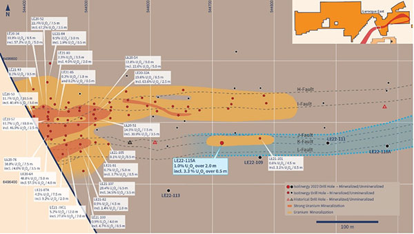 Figure 4 – Hurricane Winter 2022 Drilling Results