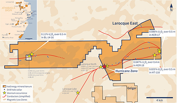 Figure 2 – Larocque East Property Highlights Map